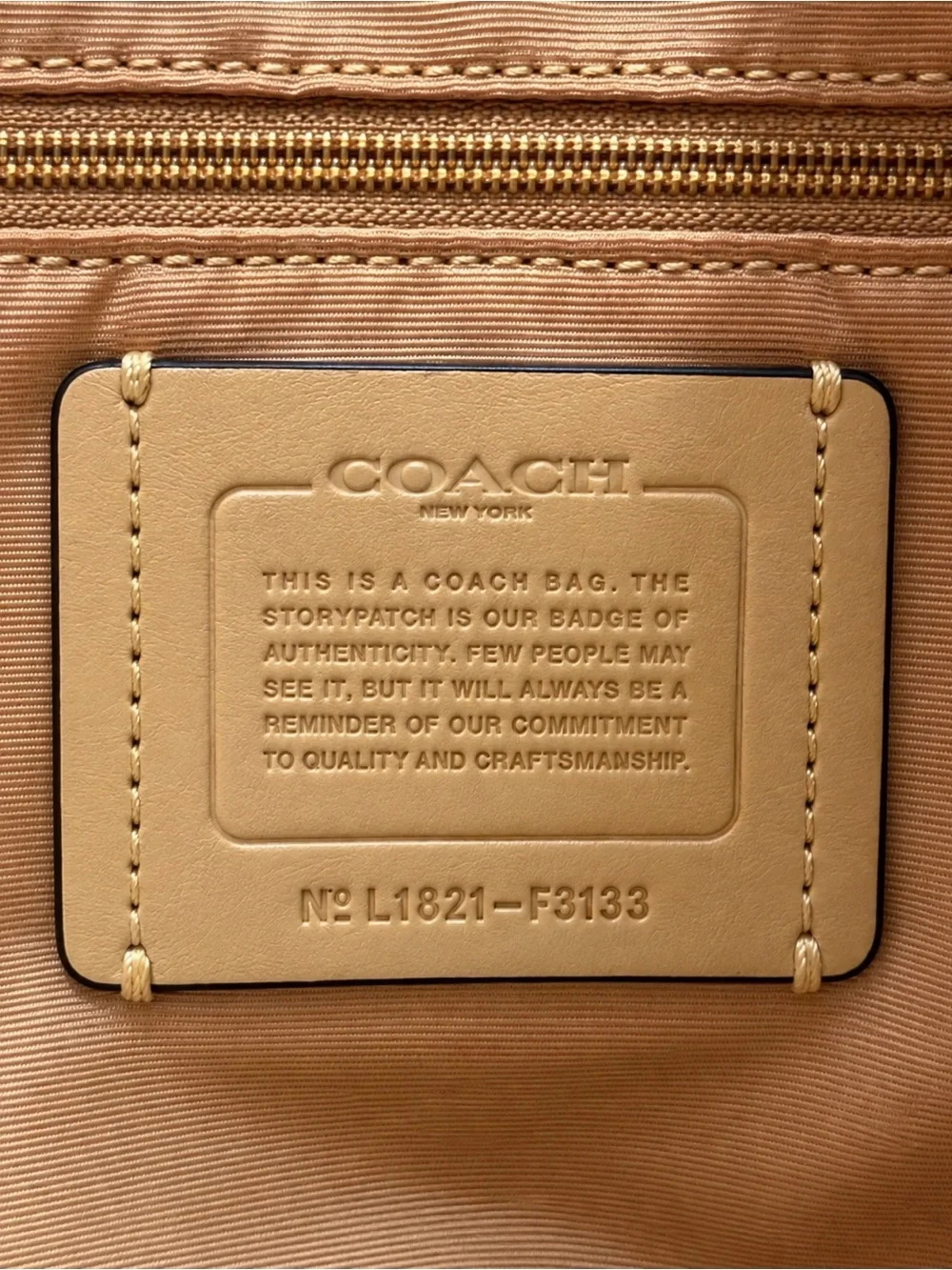 Coach elegant white